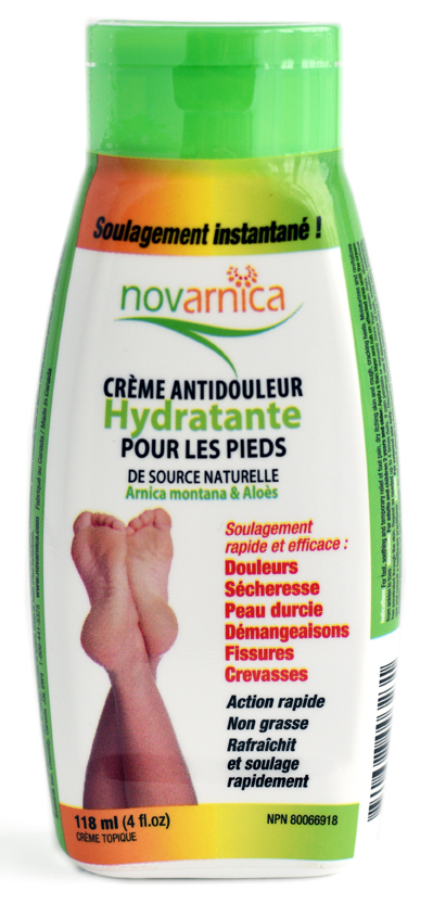 Creme hydratante pour les pieds