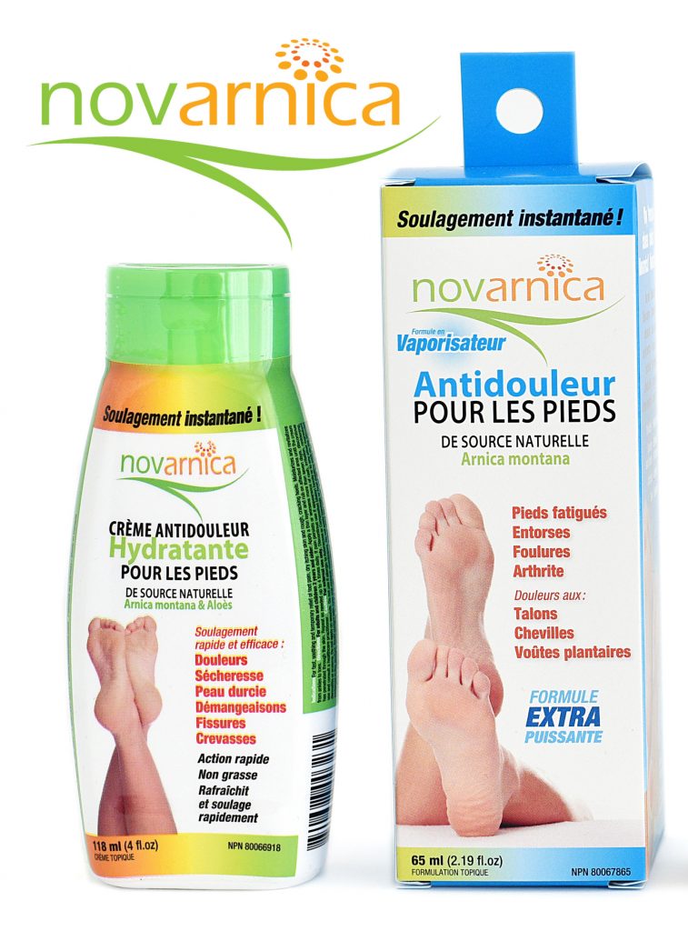 Novarnica crème antidouleur hydratante pour les pieds